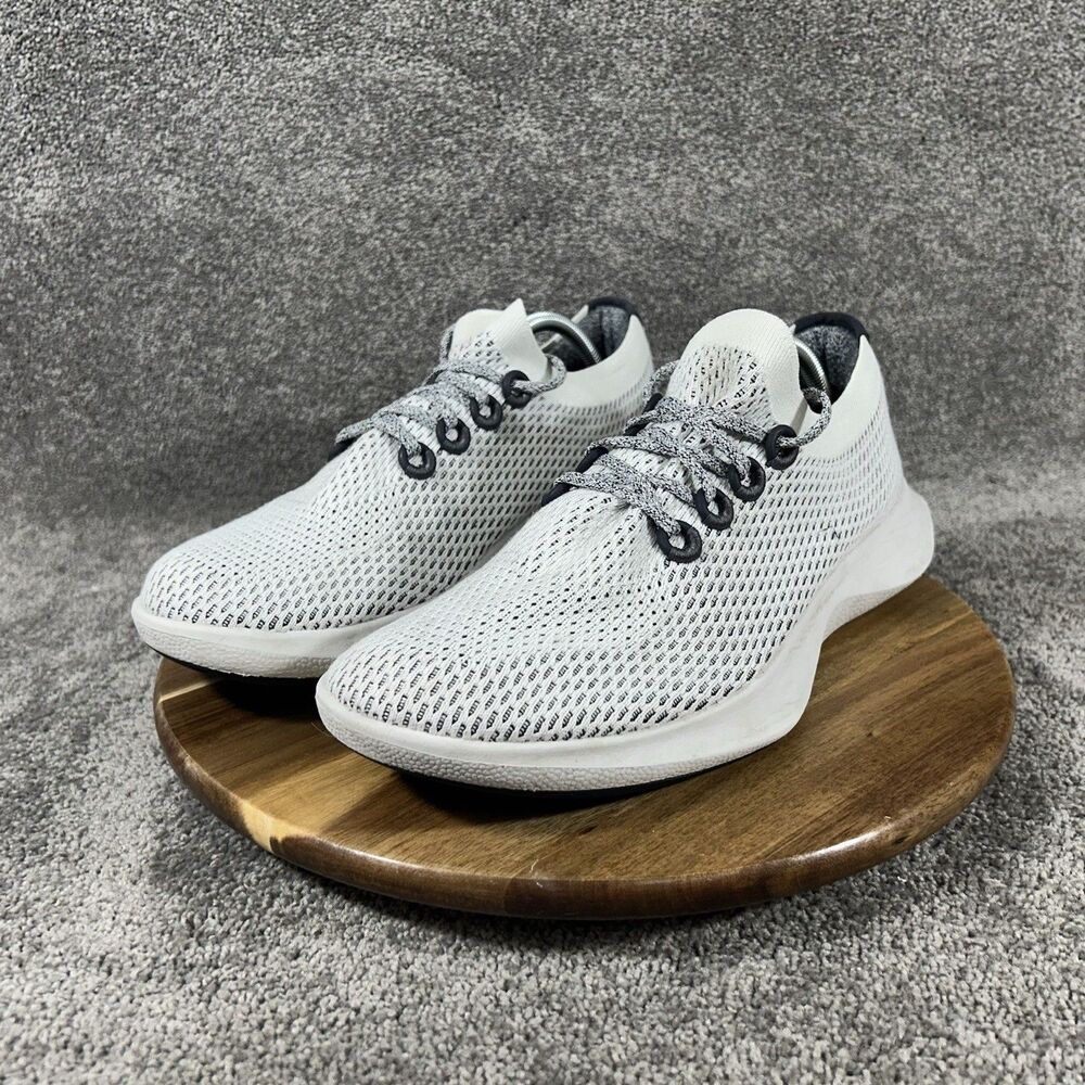 Allbirds Tree Dasher TD Mens Size 12.5 White Knit Athletic Running Shoes Used - Picture 4 of 11